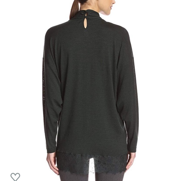 Valentino Women's Tunic Sweater with Lace Trim - Picture 2 of 8